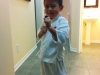 ready to go to Martial Arts class